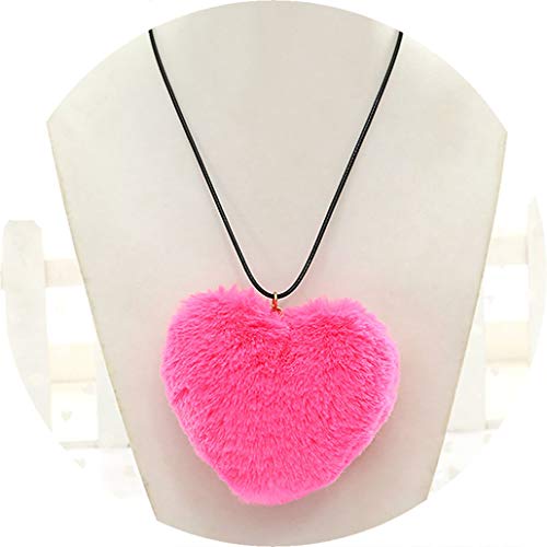 Bergort Fashion Heart Pendant Long Rope Leather Necklace Women Bohemia Handmade Jewelry Christmas Party Gift