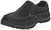Skechers mens Braver-rayland Slip On Loafer, Black Leather, 9.5 Wide US