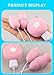 Double Head 10 Speed Quiet Sucking Waterproof USB Recharging Dual Motor Pleasure Búllet Vibrating Vǐbrǎtǒr Best Rated for Travel Gift Handheld & Sports Recovery Vibartion Pink-FFM43