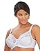 Glamorise Women's Full Figure Lacey Wonderwire Bra #9035