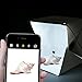 Xjamus Portable Mini Light Box Kit,Folding Photo Studio Lightbox Photography Shooting Tent Kit with LED Lights and Two Background
