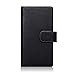 Nokia Lumia 735 Case, Terrapin [GENUINE LEATHER] Nokia Lumia 735 Case Executive [Black] Premium Wallet Case with Card Slots & Bill Compartment Case for Nokia Lumia 735 - Black