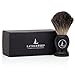Latherwhip Shaving Brush - Best Badger Grade Hair, Rare 100% Black Badger Bristles, Resin Handle, 22mm Knot, 54mm Loft, Gift Box - Fits Most Shave Stands, For Men Who Use Safety, DE, and Mach 3 Razors