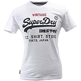 Superdry Men's Shirt Shop Tri Tee, Optic, Large