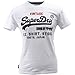 Superdry Men's Shirt Shop Tri Tee, Optic, Large