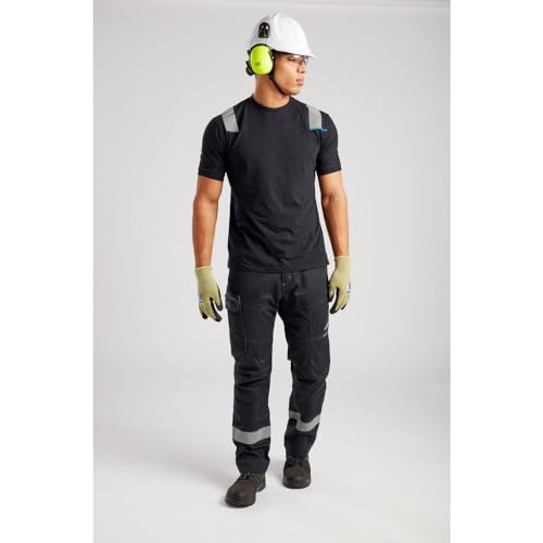 Portwest PS53 Safety Hard Hat - Height Endurance Lightweight Construction Safety Helmet Unvented ABS Shell with 6 Point Harness