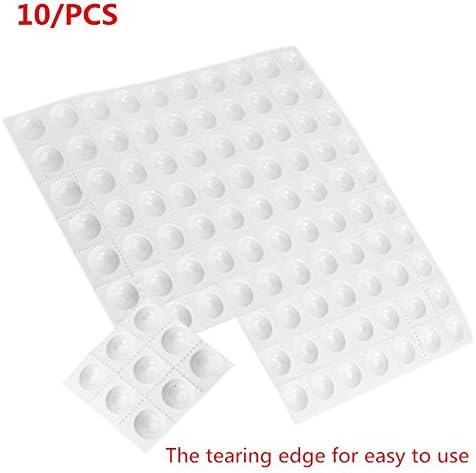 Tattoo, Eyebrow, Lip Ink Cups, 1000Pcs/10Sheet White Pigment Cups With Flat Bottom