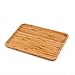 Bamboo Plates,2 Pack Cheese Plates Coffee Tea Serving Tray Fruit platters Party Dinner Plates Sour Candy Tray 13 x 9 x 0.8 inches