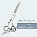 Hair Thinning Scissors Professional Teeth Shears ULG 6.5 inch Texturizing Haircut Scissor Japanese Stainless Steel with Fine Adjustable Tension Screw for Salon Barber Hairdresser