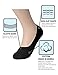 OSABASA Womens 3 Pair Casual No-Show Socks of Hidden Flat Boat Line,KWMS09-3 Pairs-BLACK,Shoe Size 8-11 (Sock Size 9.5