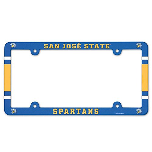 San Jose State Spartans Plastic License Plate Frame