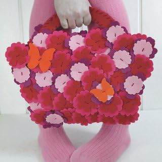 The Little Experience Stitch-it Flowery Handbag
