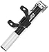 Geared2U Bike Pump by Mini, Compact & Portable - For Road, Mountain Or BMX Bicycles - Presta & Schrader Valve Compatible - Premium CNC Aluminum - Extremely Lightweight