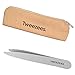 Tweezers for Eyebrows | Precision Slant Tip Tweezer | For Eyebrow Shaping | Hair Removal and Ingrown Hair Treatment | Surgical Grade Stainless Steel | For Men and Women | By Tweezees