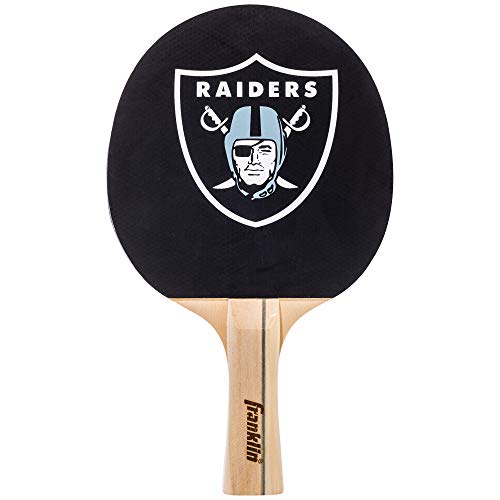 image for Franklin Sports Oakland Raiders Table Tennis Paddle - NFL Team Table T