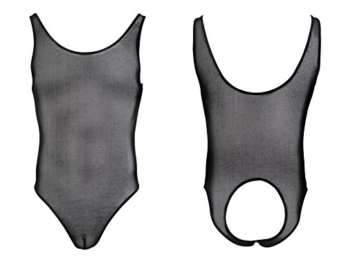 Dongba Valentines Lingerie Bodysuit for Gay, Men's Sexy Mesh Assless Underwear for Sex