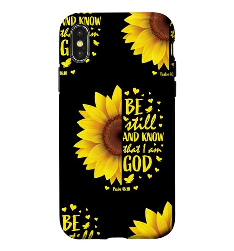 Sunflower Phone Cases Cute Christian Bible Verse Gifts Women Case for iPhone X/…