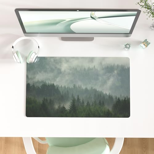 Colorful star Faux Leather Large Mouse Pad Office