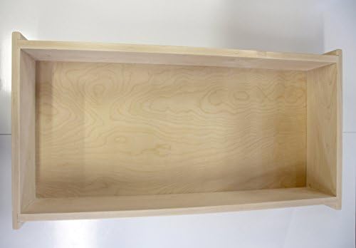 Wooden Under bed Storage Box, Unfinished. Maple Sides, Birch Plywood Bottom with 4 Caster Wheels. Every Bed Room Needs One Of These, Unfinished or Shellac Finish