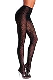 Be Wicked Women's Plus-Size Queen Spiderweb Pantyhose, Black, X-Large