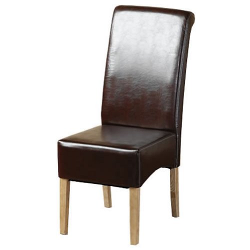 Pair of FAUX LEATHER DINING Chairs G10 ESPRESSO Chairs Amazon.co.uk