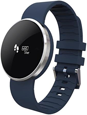 G1-Tech UW1 Bluetooth Wrist Waterproof Smart Watch BT4.0 IP67 Long Standby-time Call reminder Real-time Pedometer Dynamic Heart Rate Smart Wear for ISO and Android 3 Color (Blue)