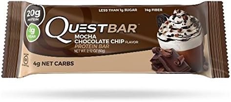 Quest Nutrion Protein Bars Mix &amp; Match Your Favorite Flavors (Mocha Chocolate Chip)
