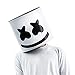 DJ Marshmello Mask Marshmello Helmet for Music Festival Halloween Mask Props Full Head Mask Halloween Costumes Cosplay Mask White