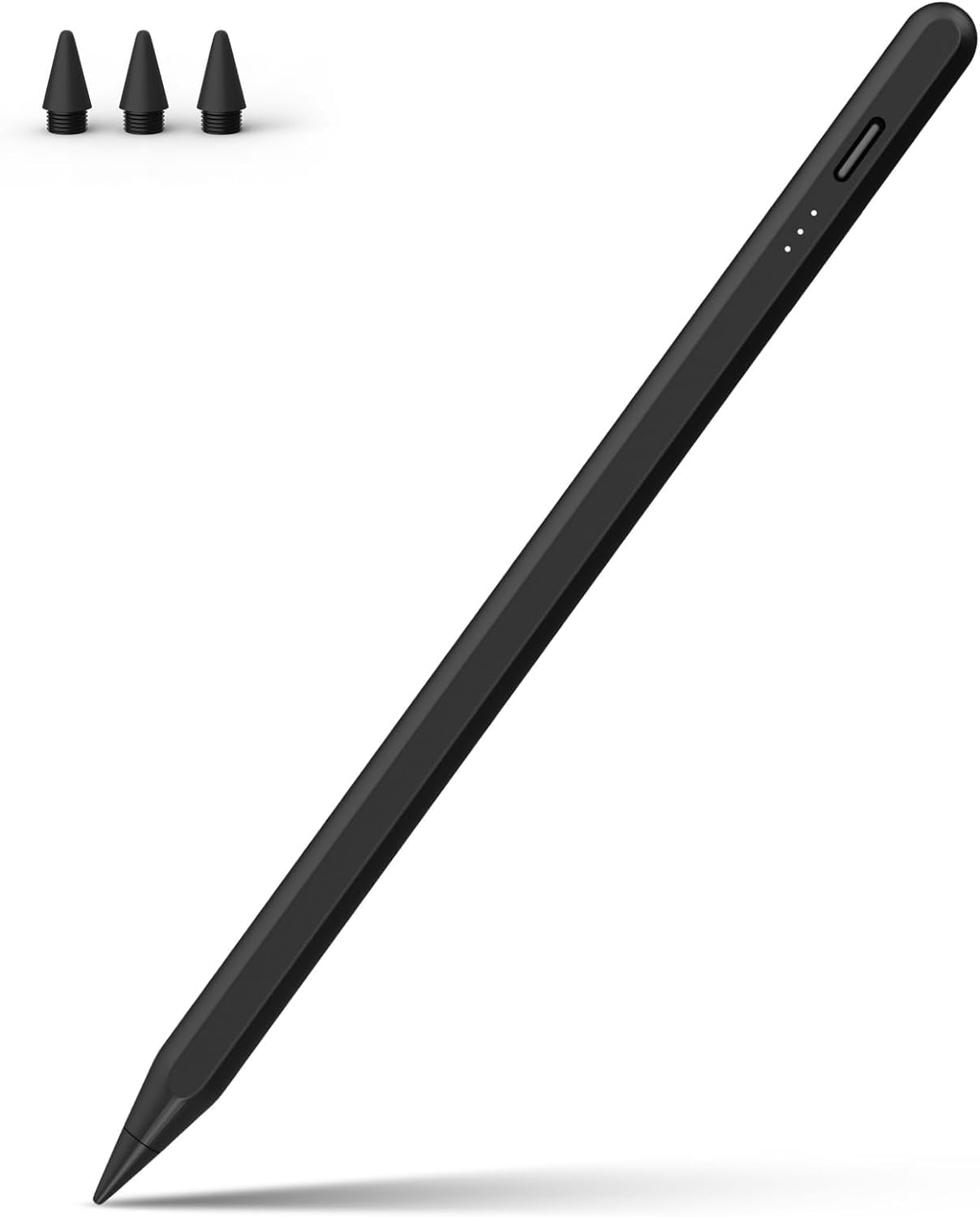 MEKO Stylus Pens for ipad 2018-2025, 13 Minutes Fast Charging iPad Pencil with Palm Rejection, Tilt Sensitivity, Compatible with i-Pad Air 3-5/11"/13", Mini 5/6, iPad 6-11, Pro 11"/12.9"/13" (Black) — image 1