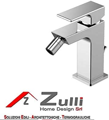 Kubik Small GATTONI Bidet Mixer with Automatic and Stainless Flex Drain