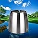 Hipiwe Windproof Ashtray Outdoor Cigar Ashtrays for Patio Tabletop Cigarette Ash Holder Stainless Steel Ash Tray Smoking Tobacco Jar for Home/Office (Large)