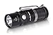 Fenix RC09 550 Lumen USB rechargeable CREE LED Flashlight EDC with 2 X Fenix 16340 Li-ion batteries, and EdisonBright BBX3 battery carry case bundle