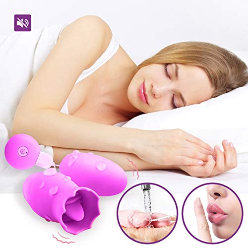Portable Massager, Suction Vibrator, Powerful Suction Cup for Women to Stimulate Toys, Waterproof and Silent Silicone Texture USB Charging