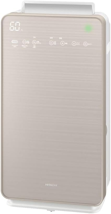 Amazon 日立 加湿空気清浄機 空清42畳まで 加湿30畳まで シャンパンゴールド Hitachi 自動おそうじ Cleair クリエア Ep Nvg90 N 日立 Hitachi 空気清浄機 通販