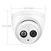 4MP Outdoor Security PoE IP Camera 2.8mm Fixed Lens,2688x1520 Resolution,EXIR Turret Network Surveillance Camera,164ft/50m Night Vision, H.265,IP67