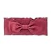 Kaide Elastic Wavy edge Knotted Bow Fashion Headband Turban Headwrap,Pack of 6