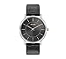 Bulova Men's Classic Collection Black Leather Strap Watch