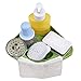 Kitchen sink caddy sponge holder scratcher cleaning brush holder sink organizer(Green)