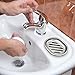 Kitchen Soap Holder,Stainless Steel Soap Dish with Draining Tray,Double Layer Stainless Steel Sponge Holder,Soap Box for Bathroom and Bathtub