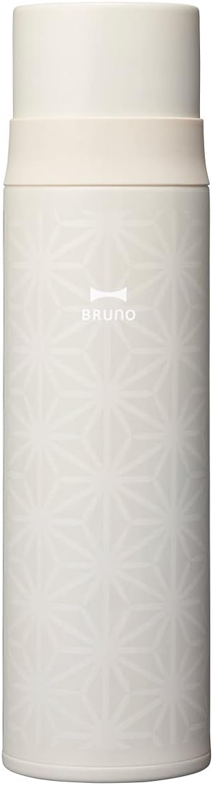 Amazon Bruno ブルーノ サーモス 500ml タンブラー 白 White アウトドア シンプル おしゃれ かわいい 保冷 保温 水筒 ふた付き ボトル プレゼント お祝い 軽い Asanoha Bhk237 Asanoha 水筒 マグボトル オンライン通販