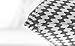 TreeWool Decorative Square Throw Pillow Covers Set Kaleidoscope Accent 100% Cotton Cushion Cases Pillowcases (18 x 18 Inches / 45 x 45 cm; Graphite Grey & White) - Pack of 2