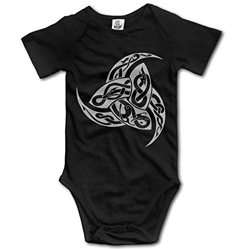 Warrior Symbol Odin's Triple Horn Viking Symbol Baby Onesie Bodysuit
