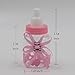 Baby bottles for Baby shower, 24Pcs Mini girl Baby shower favors Candy Bottle with 5Pcs Artificial Rose for Newborn Baby Baptism Party, baby shower party décor,pink,Noex Direct (Bottle Rose-1)