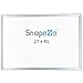SnapeZo Movie Poster Frame 27x41, Silver, 1.25 Inch Aluminum Profile, Front-Loading Snap Frame, Wall Mounting, Professional Series