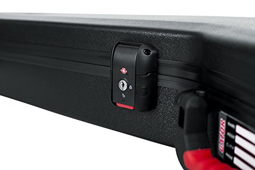 Gator Cases Molded Flight Case For Acoustic Dreadnought Guitars With TSA Approved Locking Latches, (GTSA-GTRDREAD)