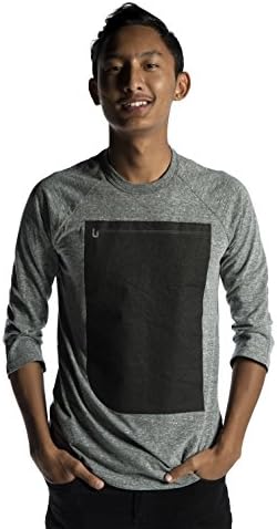 Men's 3/4 Raglan T-shirt you can Write on &amp; Erase - by Unlabeled Society (XXL)