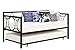 DHP Universal Metal Trundle Frame with Locks, Fits Most Twin Size Daybeds, Black