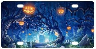 Scary Halloween Novelty Car License Plate Cover Decorative Front Plate 12" x 6"