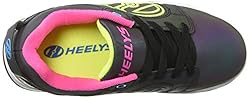 HEELYS Girl's Voyager Tennis Shoe, Black