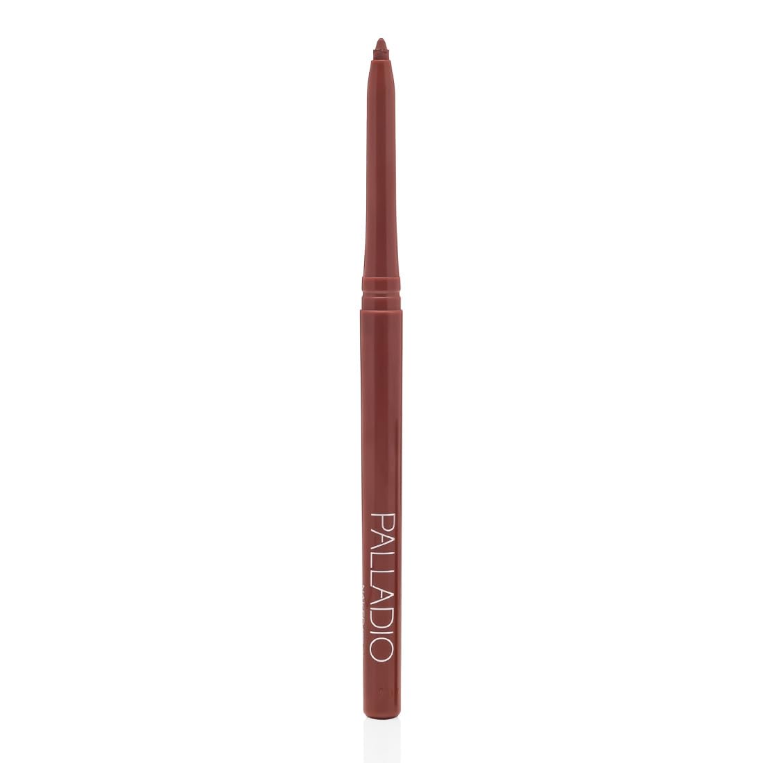 Palladio Retractable Waterproof Lip Liner High Pigmented and Creamy Color Slim Twist Up Smudge Proof Formula with Long Lasting All Day Wear No Sharpener Required, Naked